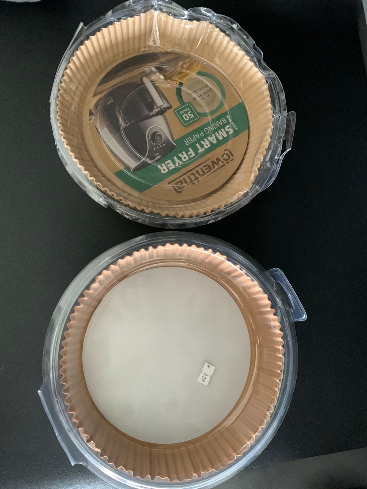2 dichte verpakkingen airfryer bakpapier, Ophalen of Verzenden, Nieuw