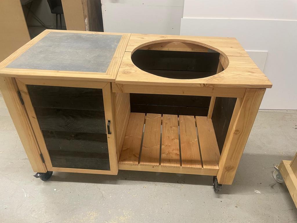 Nieuwe Douglas Hout BBQ Tafel - Buitenkeuken, Ophalen, Nieuw