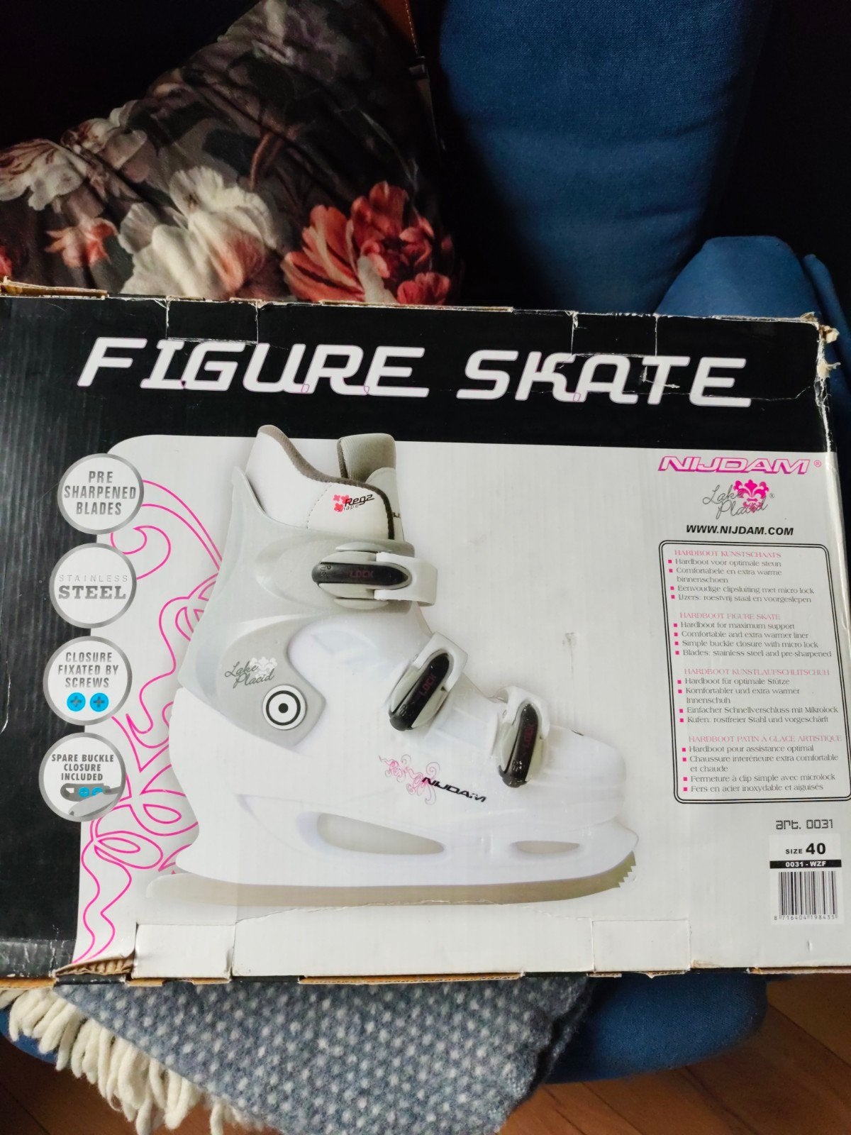 figuurschaats maat 40 nijdam, Sport en Fitness, Schaatsen, Ophalen of Verzenden, Zo goed als nieuw, IJshockeyschaatsen, Nijdam