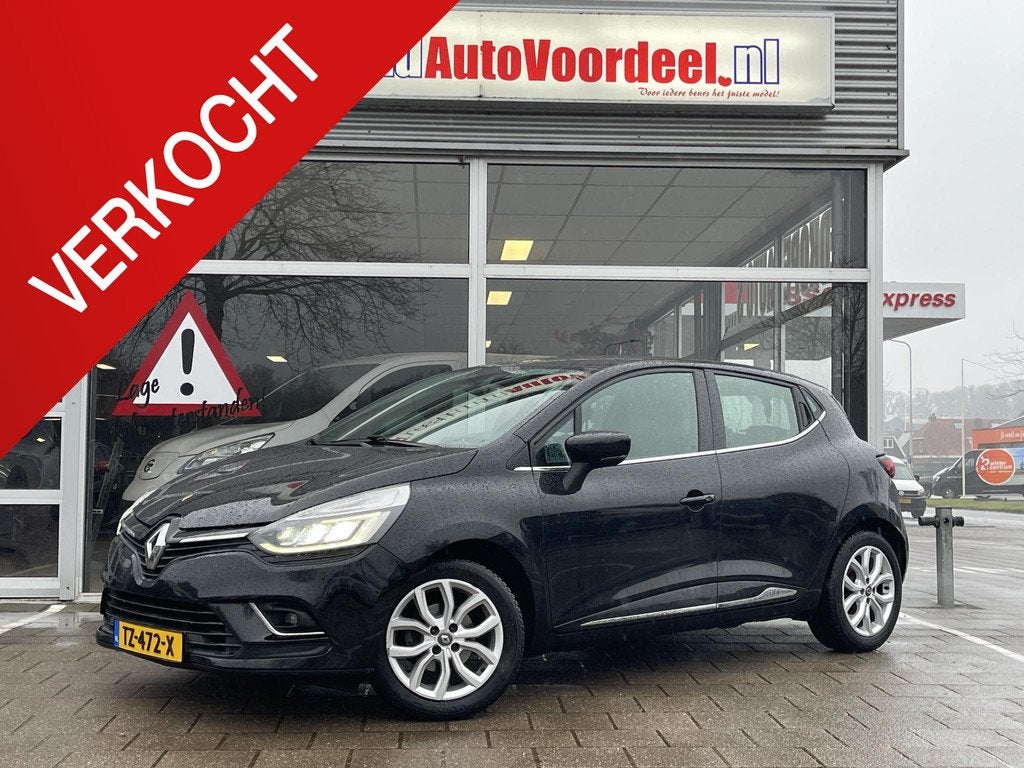 Renault Clio 0.9 TCe Intens /Cruise/Clima/Navi/DAB/Apple Car, Auto's, Renault, Voorwielaandrijving, 898 cc, Stof, Gebruikt