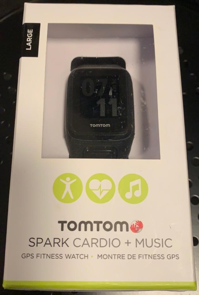 TomTom Spark cardio en music, Gebruikt, Zwart, IOS, Ophalen of Verzenden