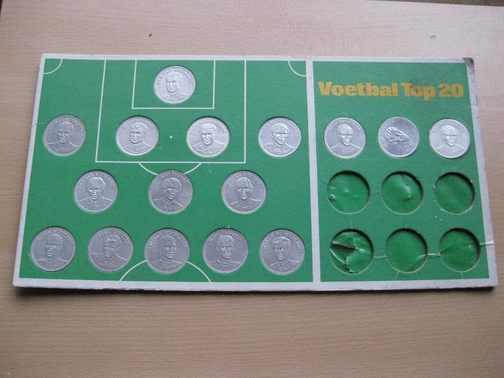 Shell Voetbal Top 20  uit +/-  1970, Ophalen of Verzenden, Gebruikt, Overige typen