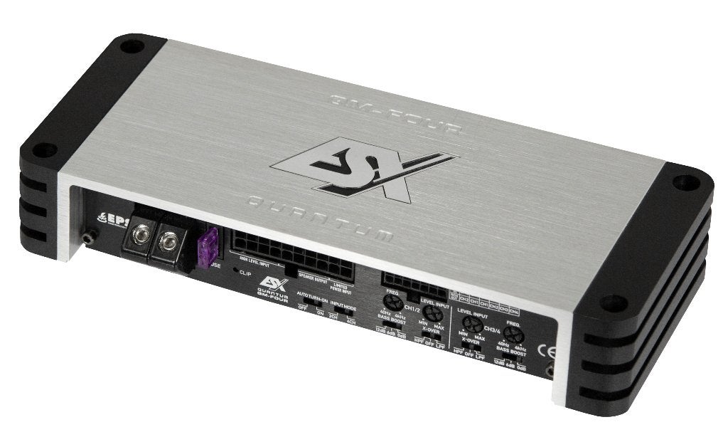 ESX Quantum QM-FOUR 4 kanaals versterker Mini, Audio-design, Nieuw, Am Breilingsweg 3, 76709 Kronau, Duitsland, Ophalen of Verzenden