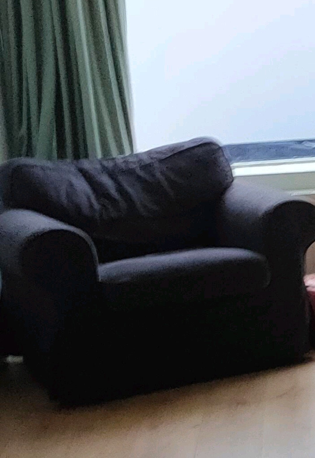 gratis ikea blauwe fauteuil, Ophalen, Gebruikt, Eenpersoons, 75 tot 100 cm