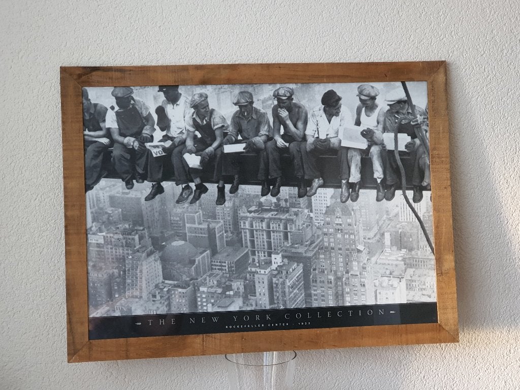 Afbeelding NY collection bouwvakkers op balk, Ophalen, 50 – 75, Overige typen, Zo goed als nieuw