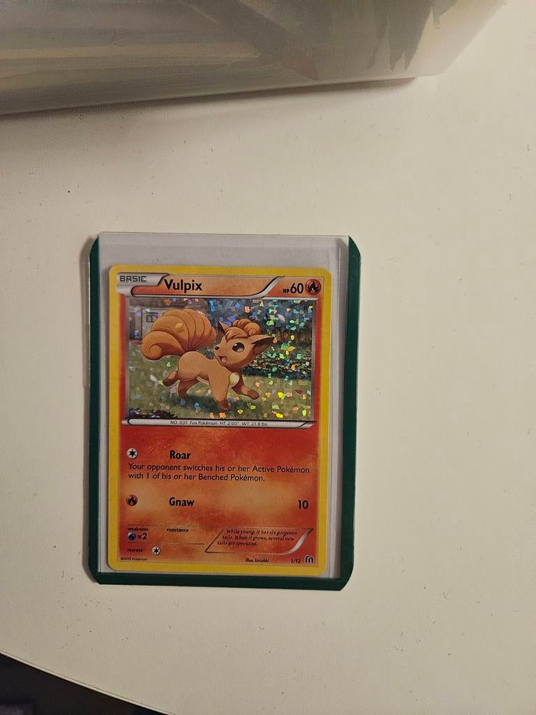 Vulpix 1/12 Holo pokémon, Ophalen of Verzenden, Nieuw, Losse kaart