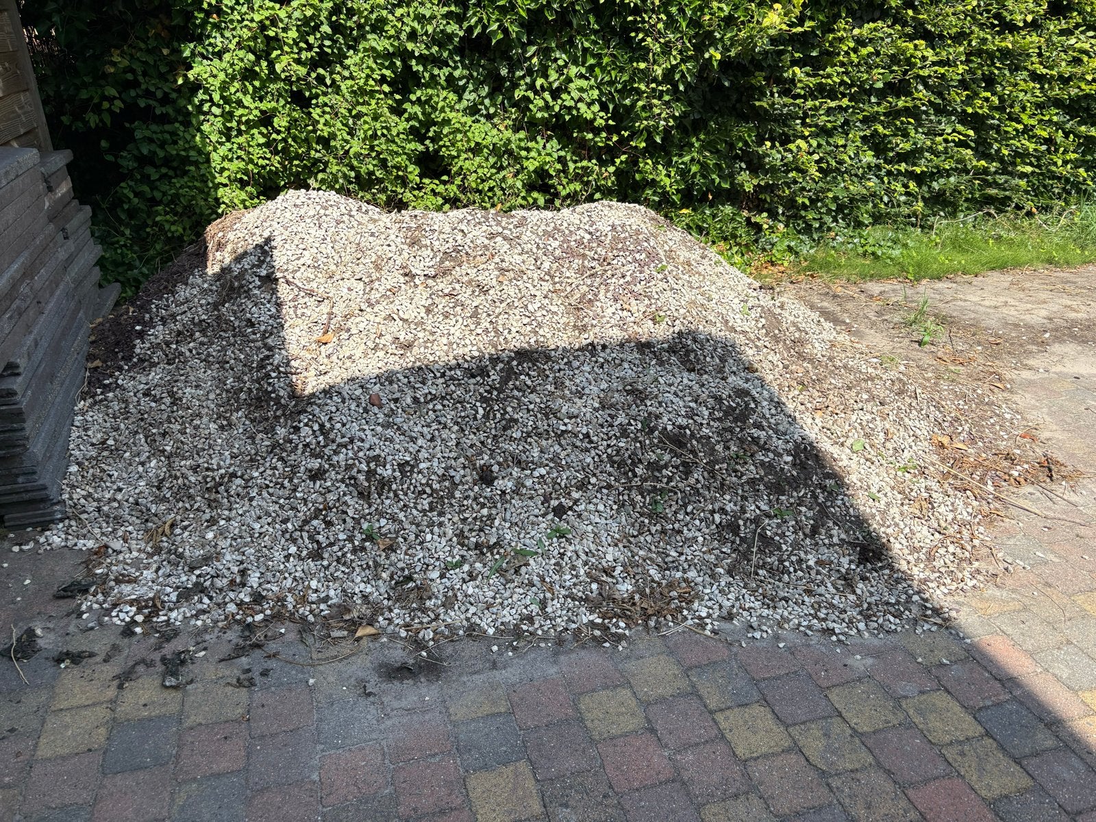 Grote berg siergrind/split, Tuin en Terras, Ophalen of Verzenden, Gebruikt, Wit, Grind