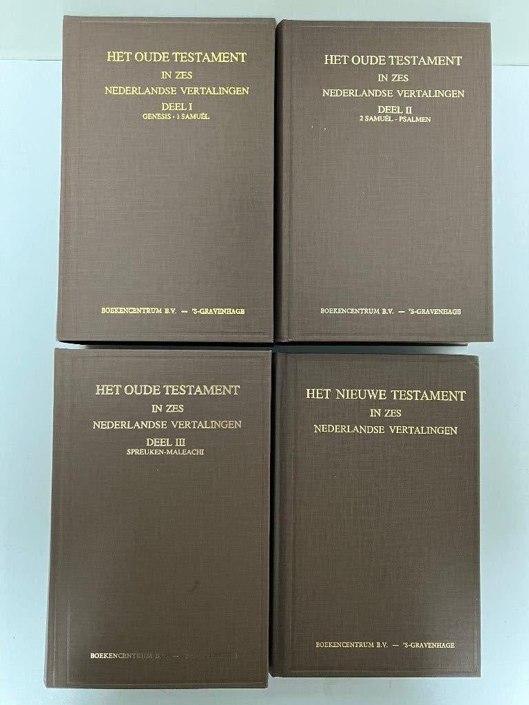 Het Oude en Nieuwe Testament in zes Nederlandse Vertalingen, Ophalen of Verzenden, Gelezen, Div. auteurs, Christendom | Protestants