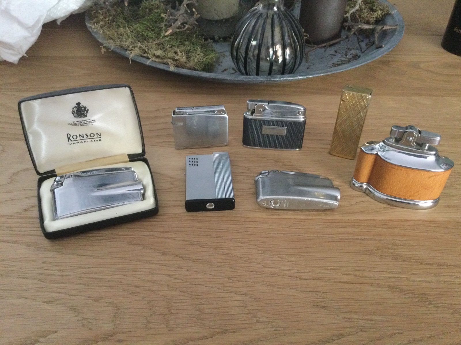 Set vintage aanstekers, Verzamelen, Rookartikelen, Aanstekers en Luciferdoosjes, Ophalen of Verzenden, Gebruikt, Aansteker