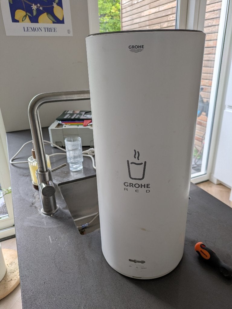 Grohe red boiler 7L *lezen aub :), Ophalen, Gebruikt, Boiler, Minder dan 3 jaar oud