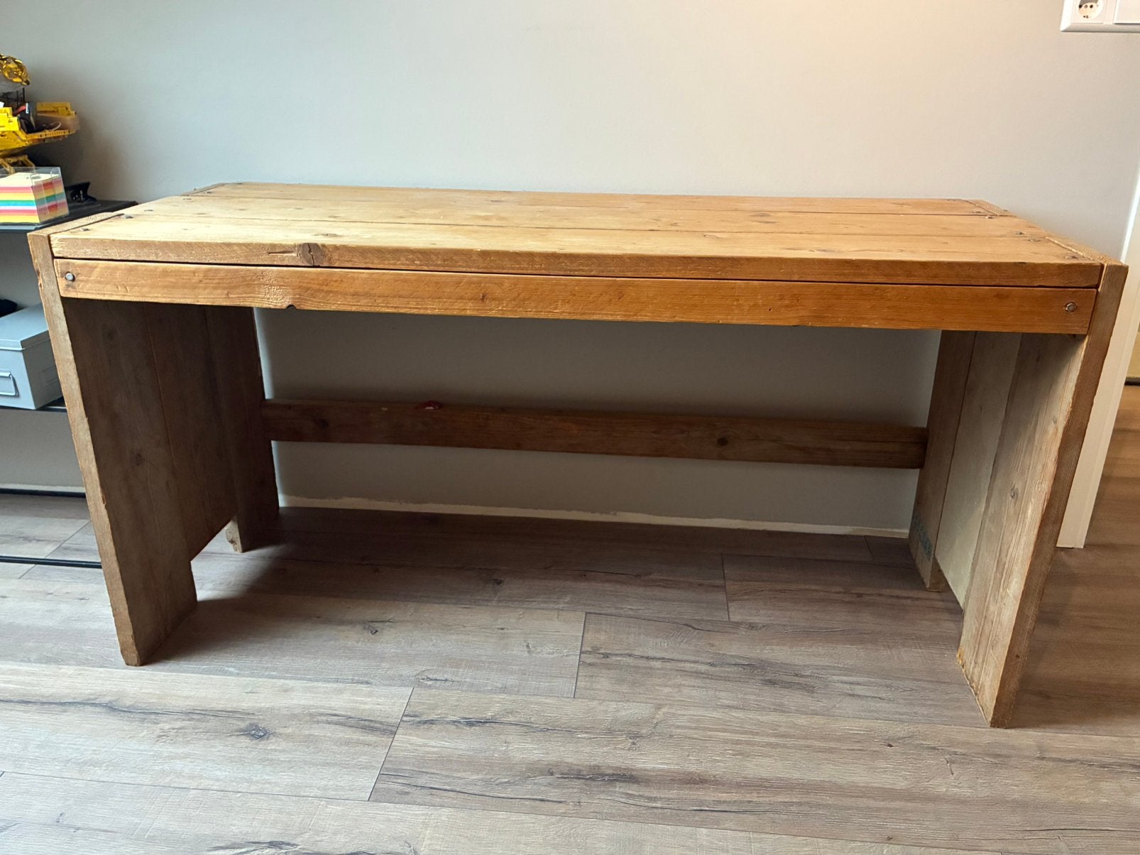 Bureau steigerhout, Ophalen, Gebruikt