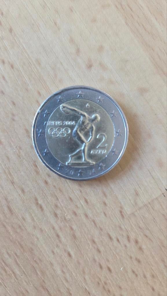 2 Euro Herdenkingsmunt Athene Olympische Spelen 2004, Ophalen of Verzenden, Griekenland, 2 euro, Losse munt