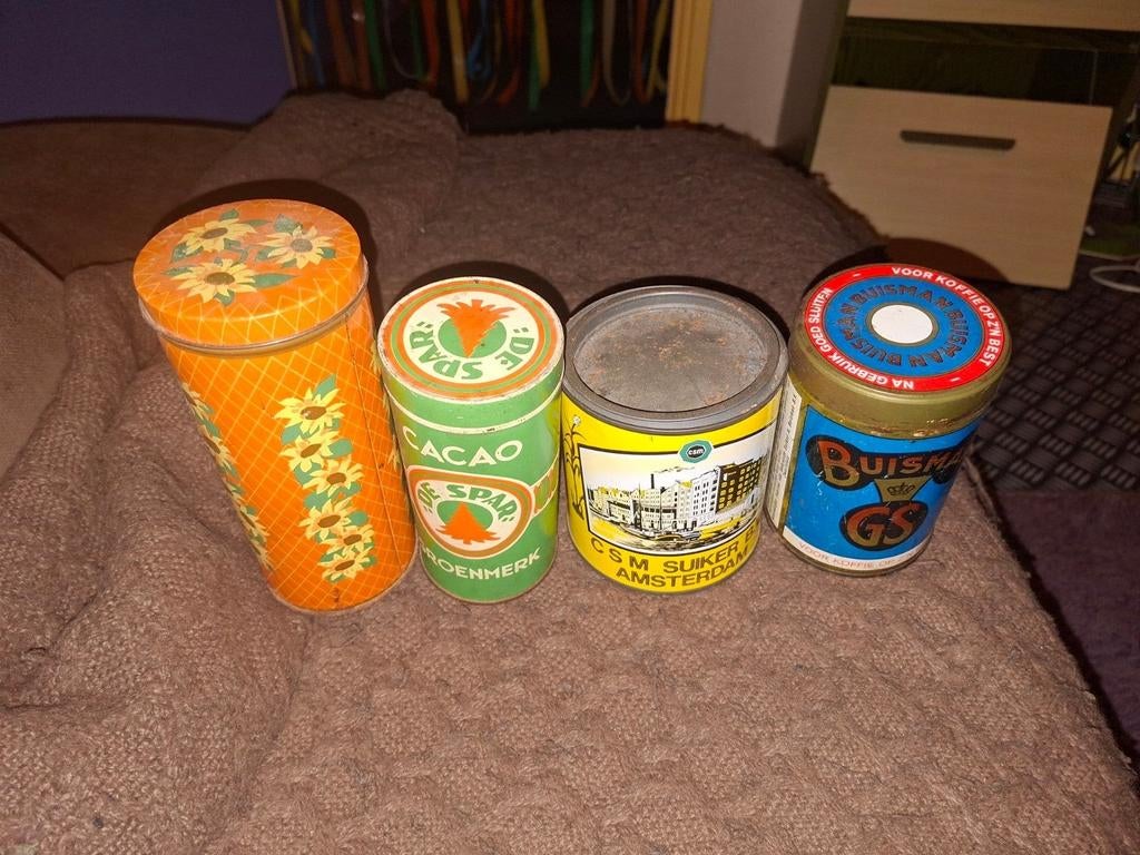Retro blikken, Ophalen of Verzenden, Gebruikt, Overige