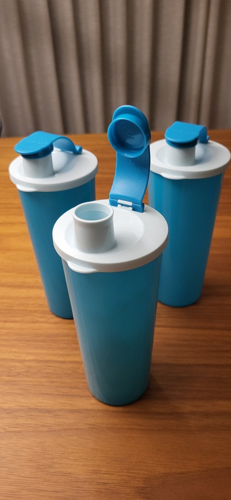 Nieuwe Tupperware bekers met tuit - 470 ml, 470 ml, Blauw, Beker of Kan, Nieuw