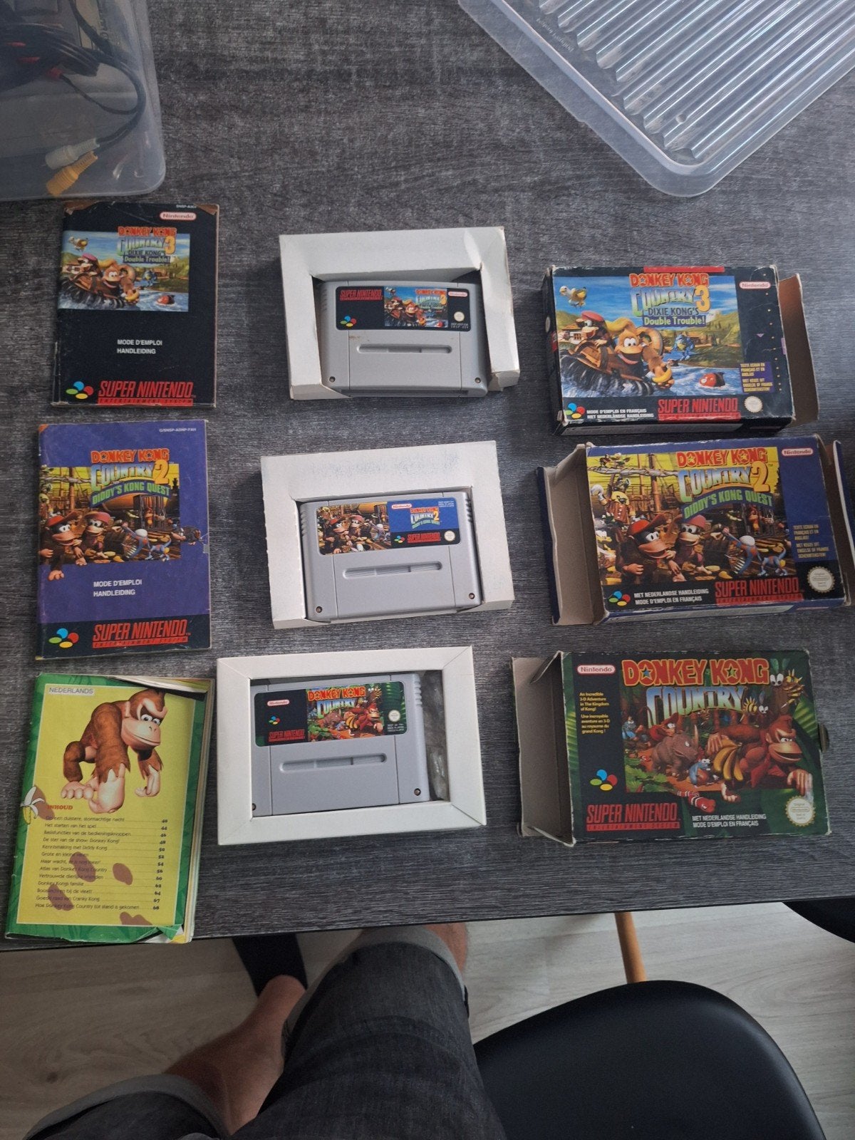 donkey kong country 1,2 en 3, Ophalen, Gebruikt