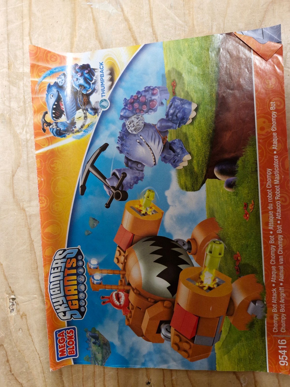 Skylanders Giants Mega Bloks Chompy Bot Attack 95416, Ophalen of Verzenden, Gebruikt, Megabloks