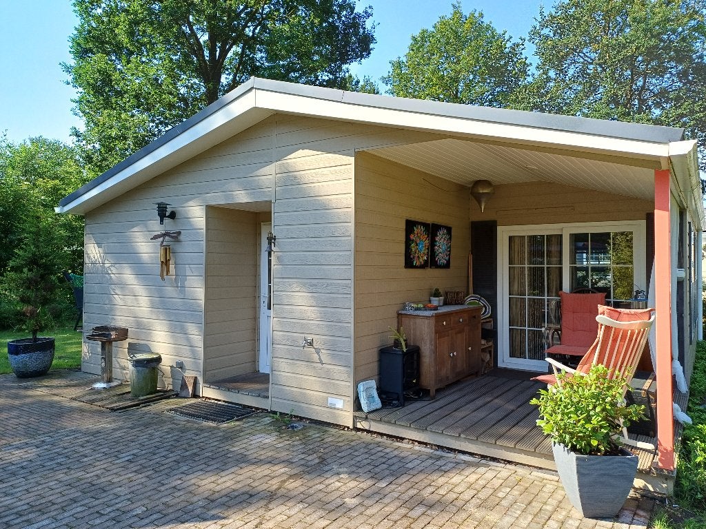 Te koop: recreatiechalet in bosrijke omgeving bij Hardenberg, 5 personen, In bos, 2 slaapkamers, Chalet, Bungalow of Caravan