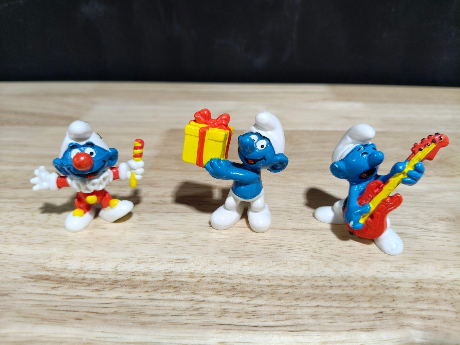 Drie smurfen reclame Mac Donald, Verzamelen, Smurfen, Ophalen, Zo goed als nieuw, Verschillende Smurfen