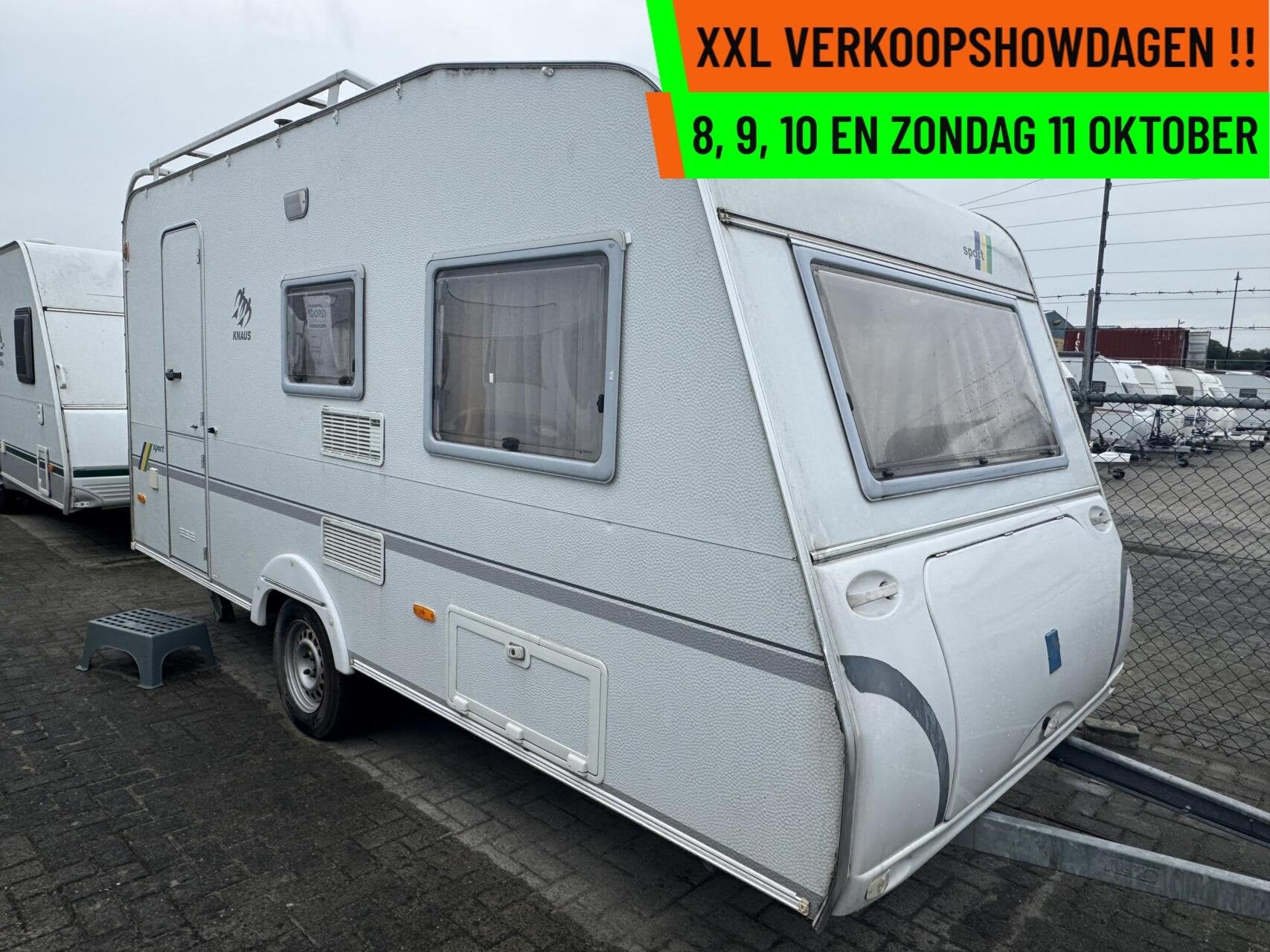 Knaus SPORT W04420, DWARSBED, TREINZIT, VOORTENT, Serviceluik, Bedrijf, 750 - 1000 kg, 6 tot 7 meter