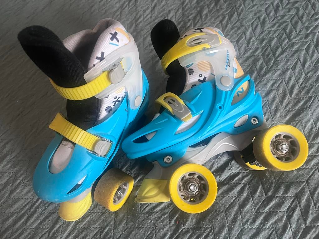 Blauwe rolschaatsen voor kinderen nijdam, Overige merken, Kinderen, Ophalen of Verzenden, Inline skates 4 wielen