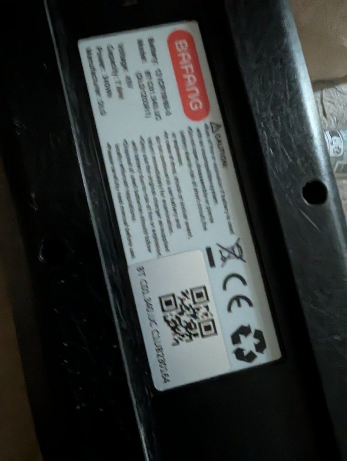 Gebruikte Bafang/Amslod E-bike Accu 340Wh, Ophalen of Verzenden, Gebruikt