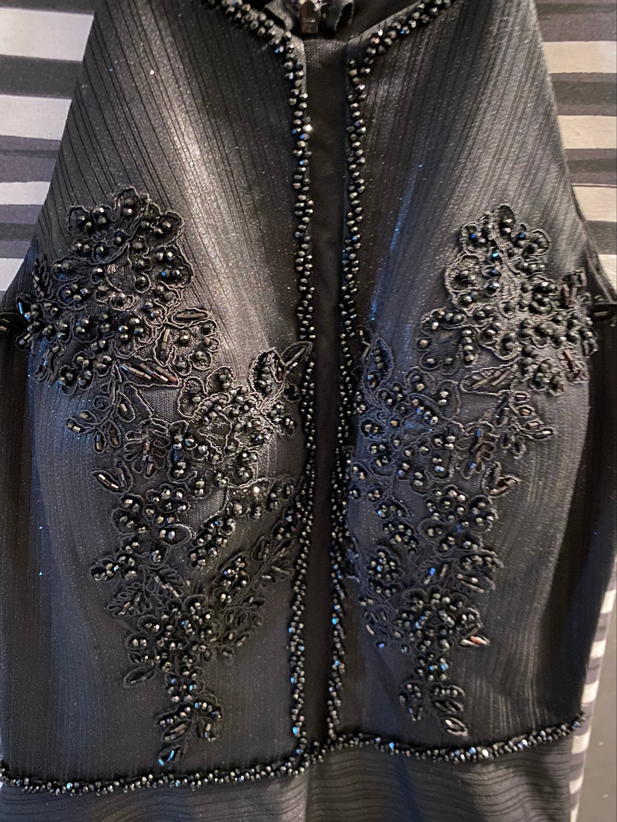 Elegante zwarte galajurk - Maat 34/36, Kleding | Dames, Gelegenheidskleding, Ophalen, Galajurk, Zwart, Zo goed als nieuw