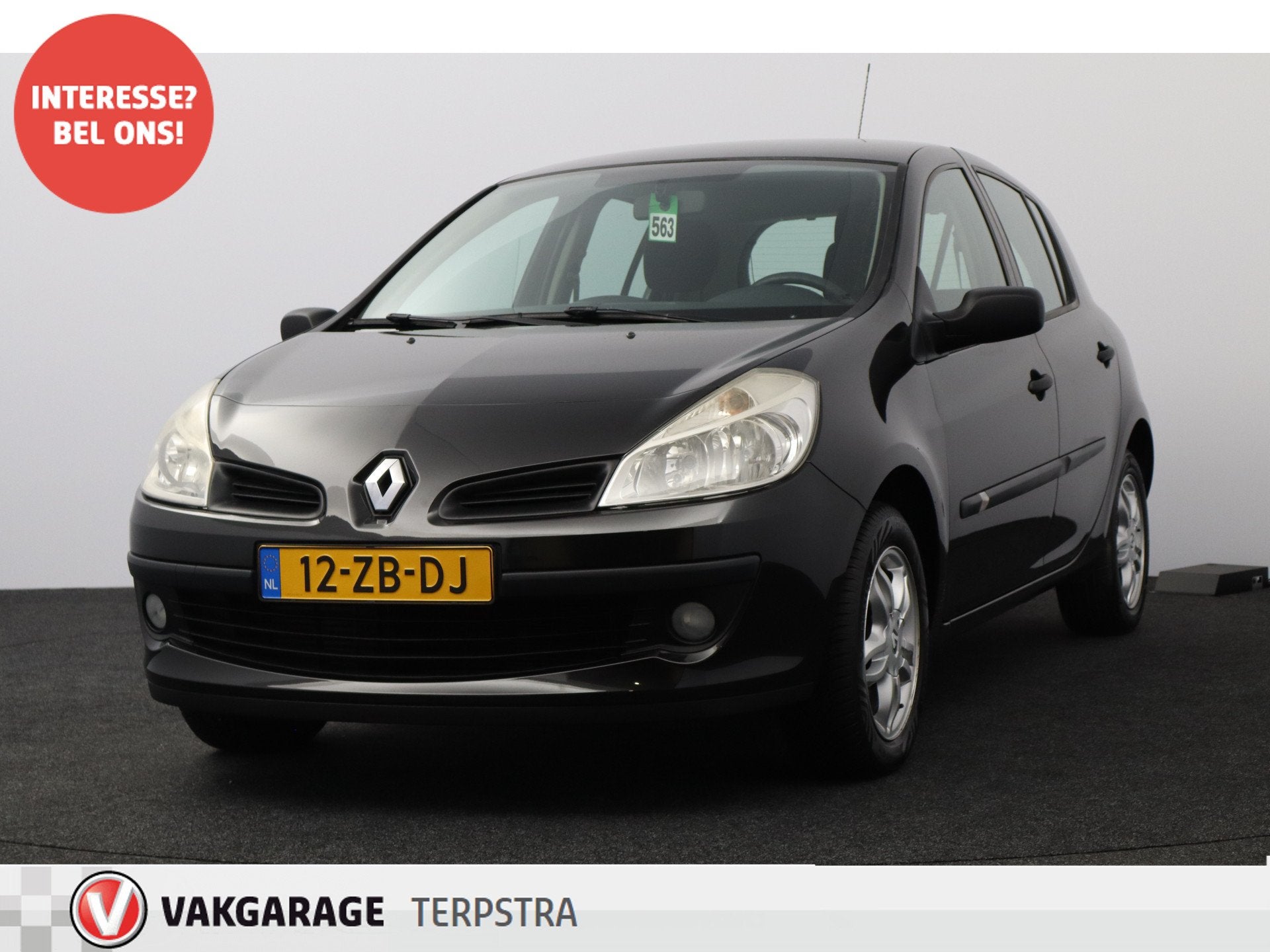 Renault Clio 1.2 TCE Business Line/ Dealer Onderhouden!/ 15', Auto's, Voorwielaandrijving, Dealer onderhouden, Gebruikt, Zwart