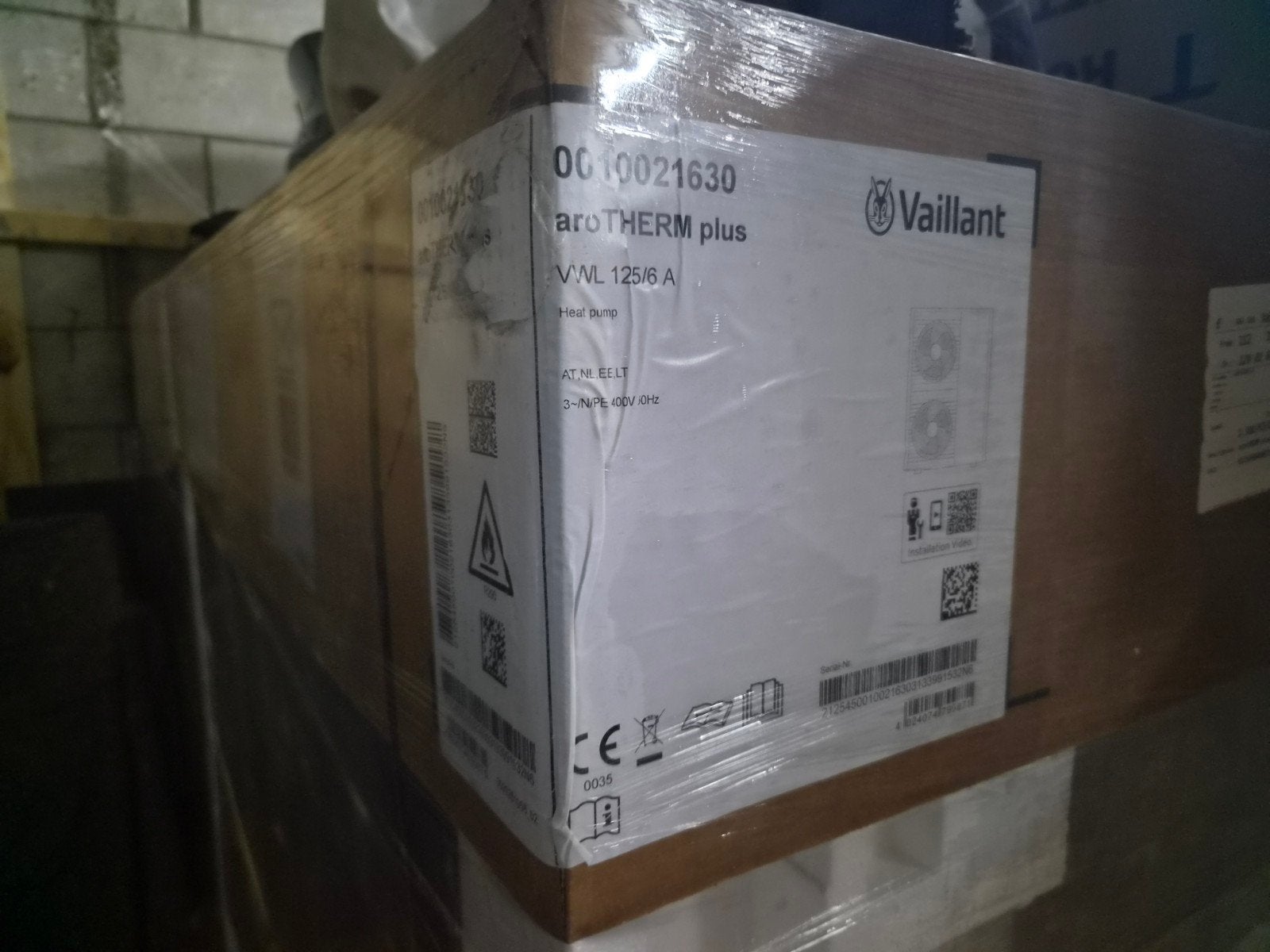 6x Vaillant aroTHERM plus VWL 125/6 A warmtepomp, Doe-het-zelf en Verbouw, Ophalen, Overige typen, Nieuw, 60 tot 150 cm