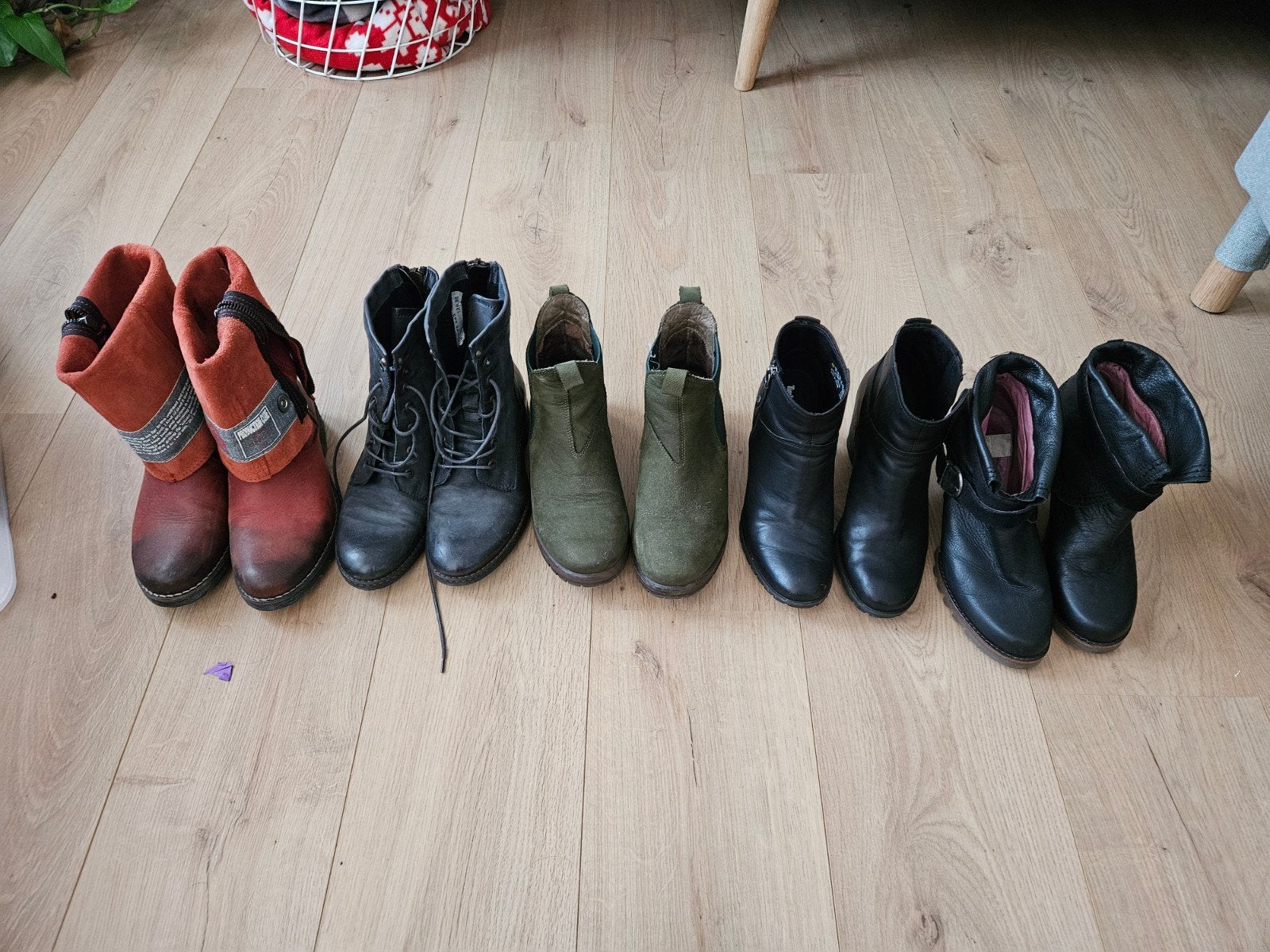 Leren damesschoenen maat 37/37.5/38, Kleding | Dames, Schoenen, Ophalen, Overige kleuren, Lage of Enkellaarzen, Zo goed als nieuw