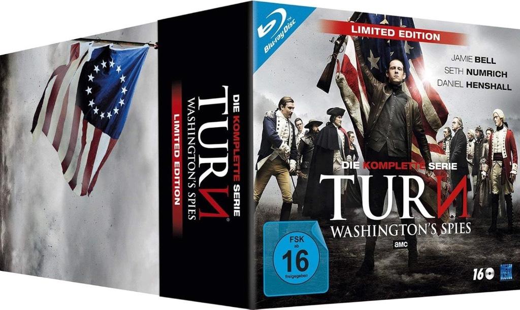 Turn:Washington Spies - SERIE (BLU RAY & DVD/ DUITSE O.T.!), Vanaf 16 jaar, Verzenden, Boxset, Zo goed als nieuw