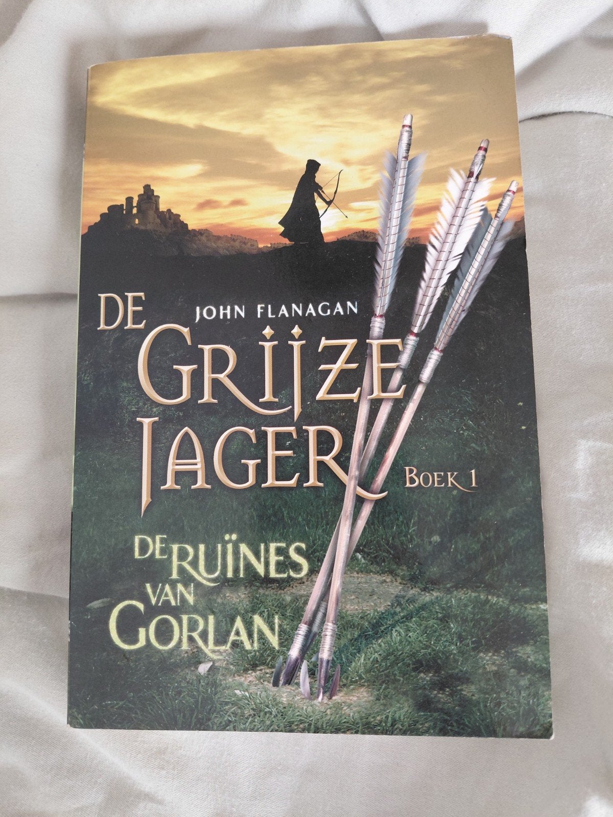 De Grijze Jager Boek 1: De Ruïnes van Gorlan, Ophalen of Verzenden, Zo goed als nieuw, John Flanagan
