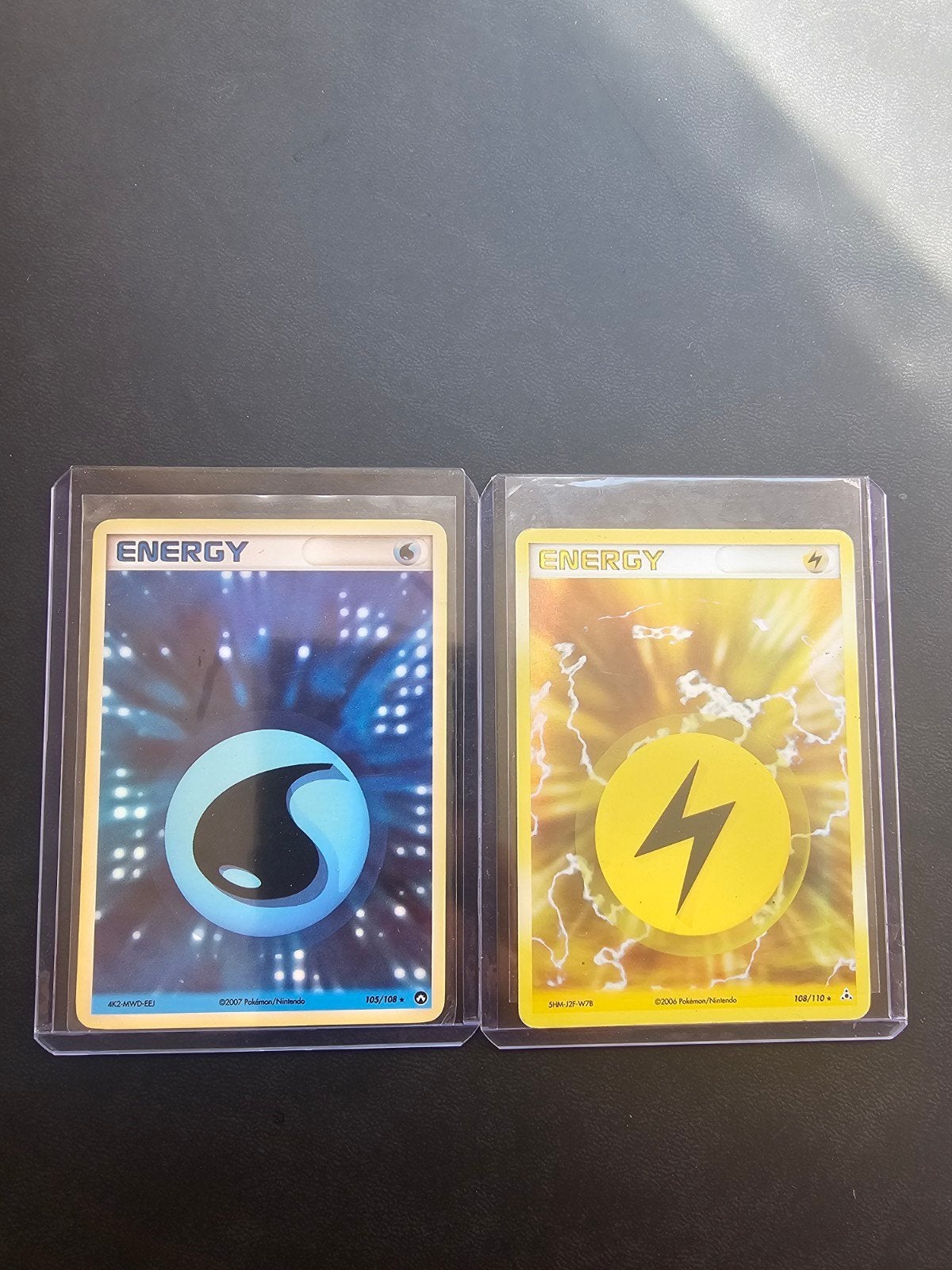 Pokémon Energy Kaarten: Water en Bliksem (2006-2007), Ophalen of Verzenden, Zo goed als nieuw, Meerdere kaarten