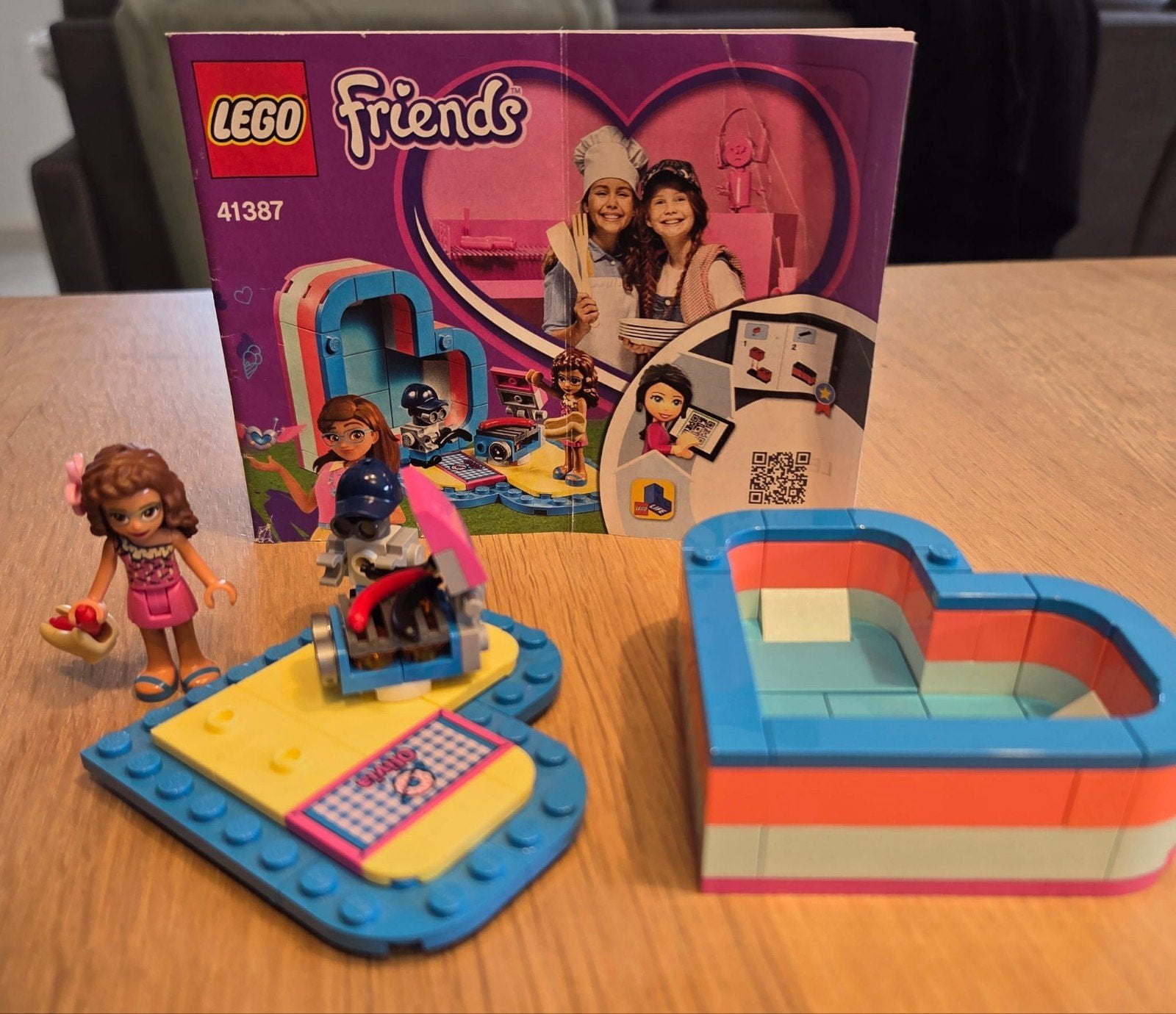Lego Friends 41387 Mia's Zomer Hartdoosje, Ophalen, Gebruikt, Lego, Friends