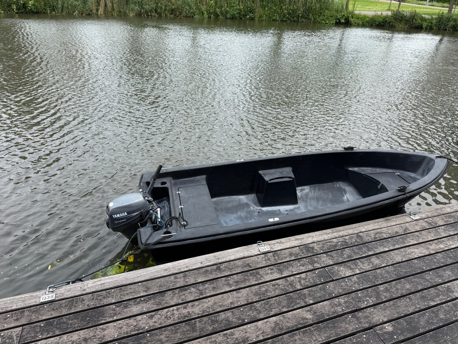 Lowland Polyester Boot (2016) met Yamaha 9.9 FMH, Watersport en Boten, Motorboten en Motorjachten, Overige merken, Gebruikt, Buitenboordmotor