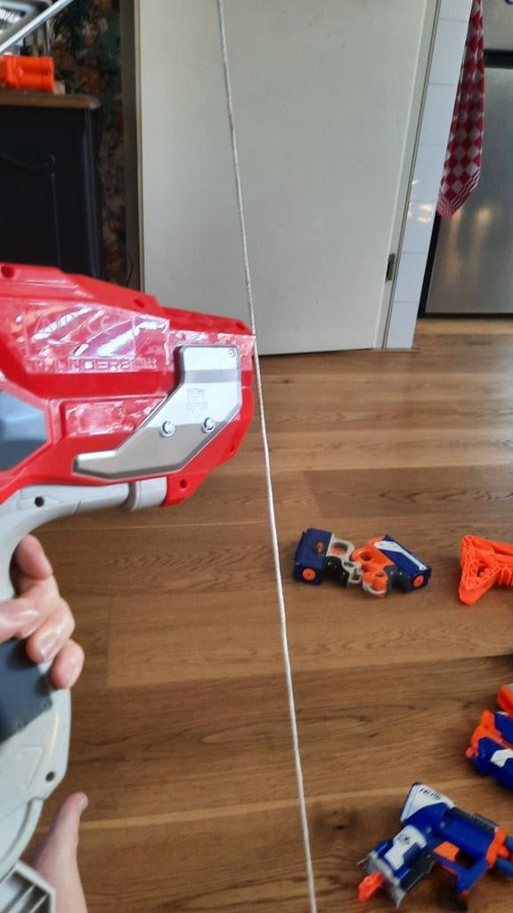 Nerf Elite Thunderbow Mega - Goede staat, nieuw touw, Ophalen of Verzenden, Gebruikt