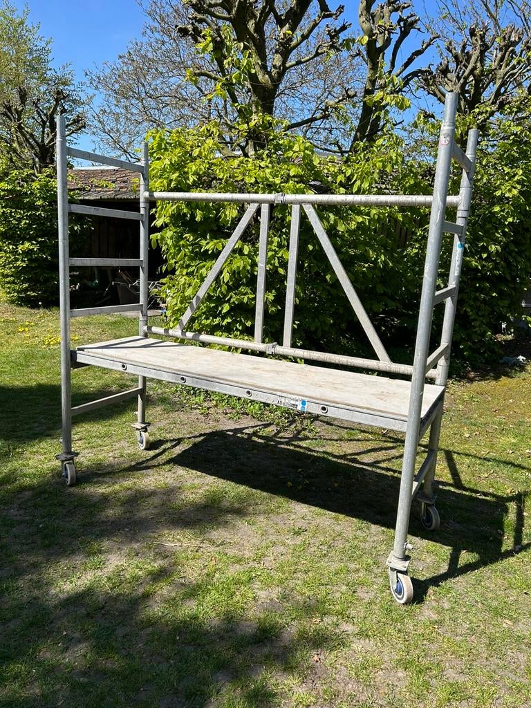 Kamersteiger en aanhanger, Ophalen of Verzenden, Zo goed als nieuw, Rolsteiger of Kamersteiger, Minder dan 2 meter
