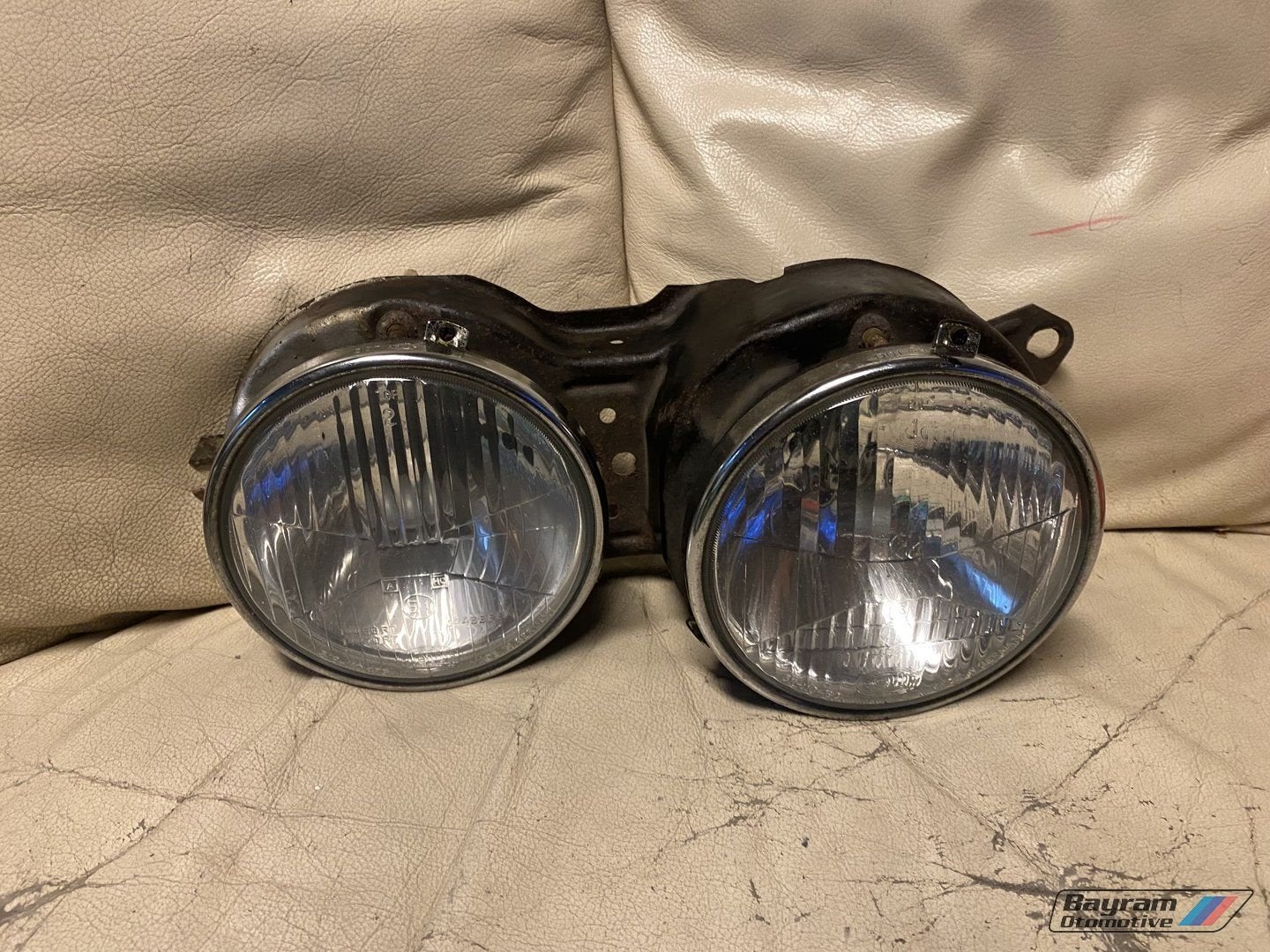 Bmw E12 koplamp rechts origineel Hella 5-serie lamp e12, Gebruikt, -, -, Ophalen of Verzenden