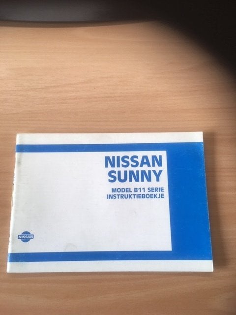Nissan Sunny Model B11 Serie Instructieboekje  1984, Ophalen of Verzenden