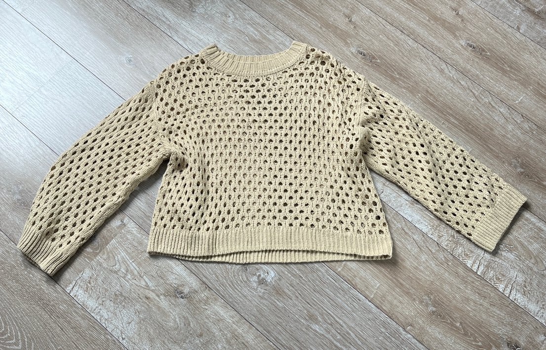 Lichtbeige truitje maat M - perfect voor dit seizoen, Ophalen of Verzenden, Zo goed als nieuw, Maat 38/40 (M), Beige