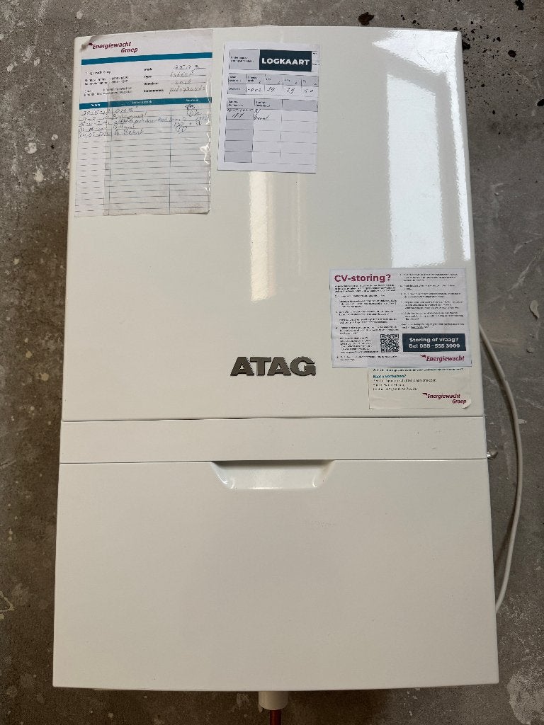 CV ketel Atag, Ophalen, 30 tot 80 cm, Gebruikt, Cv-ketel of Combi-ketel