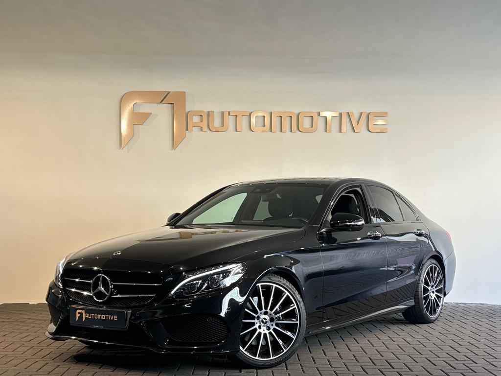 Mercedes-Benz C-klasse 250 Premium+ AMG Keyless|Sfeer|360Cam, Auto's, Mercedes-Benz, Automaat, 4 cilinders, Zwart, Leder
