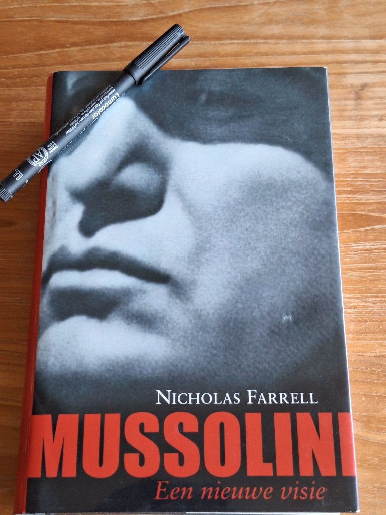 Mussolini een nieuwe visie, Ophalen of Verzenden, Tweede Wereldoorlog, Zo goed als nieuw, Overige onderwerpen