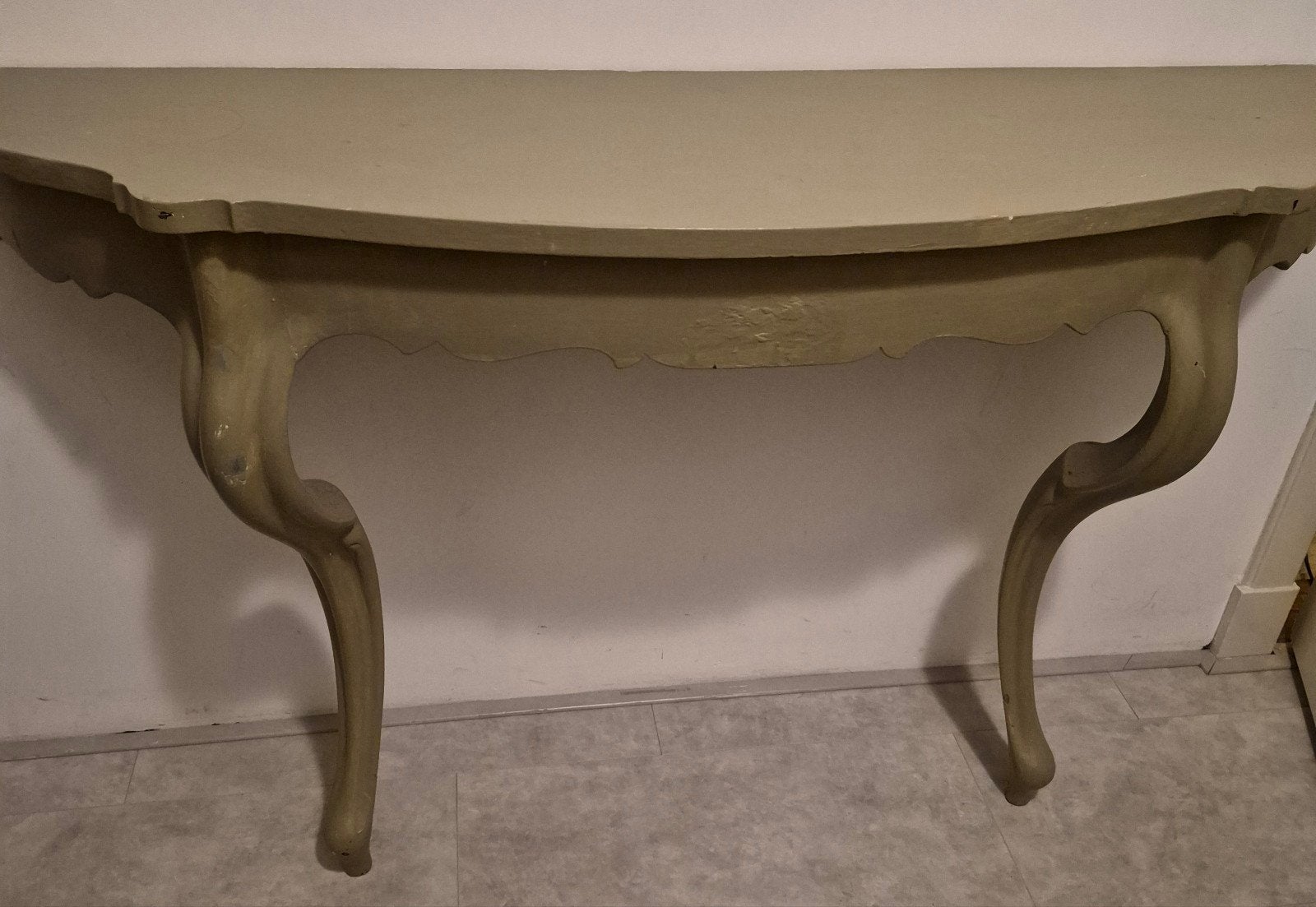 Antieke Halve Maan Console Tafel - Vintage Stijl, Ophalen, Gebruikt, 100 tot 150 cm, Overige vormen