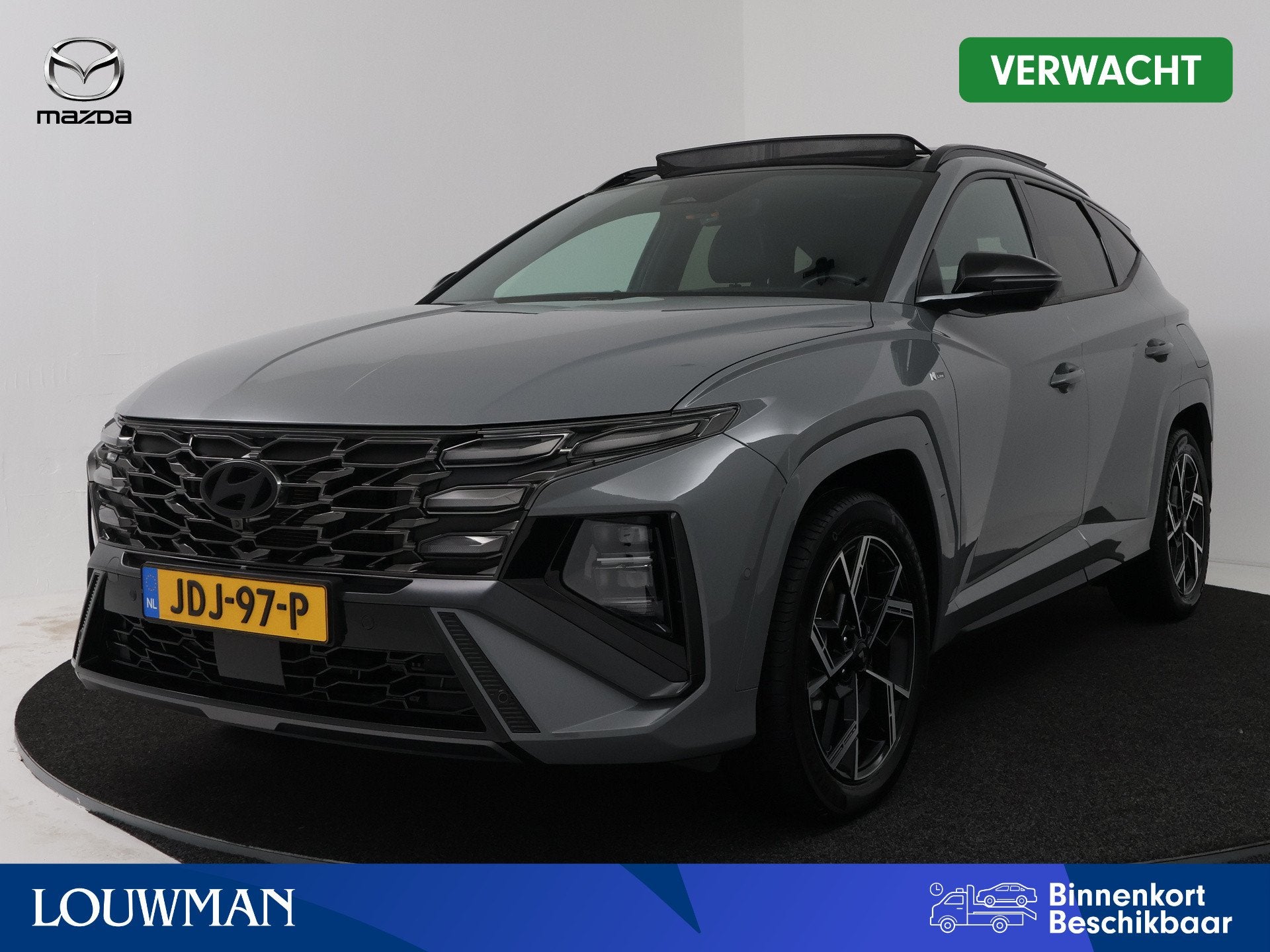 Hyundai Tucson 1.6 T-GDI HEV N Line Sky | Krell Audio | Pano, Gebruikt, 4 cilinders, Hybride Elektrisch/Benzine, Tucson