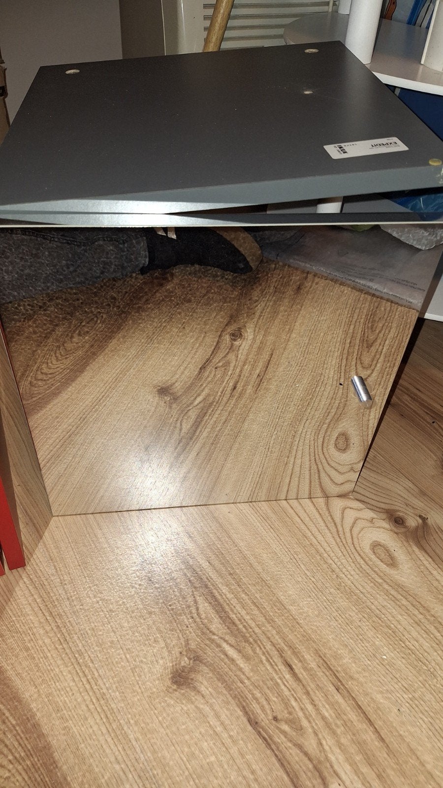 IKEA Expedit/Kallax inzet met spuegel deur, Ophalen, Gebruikt