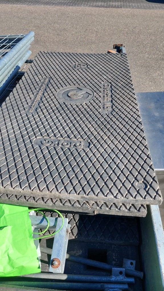 8 gebruikte kunststof rijplaten/loopplanken 120x60cm, Doe-het-zelf en Verbouw, Platen en Panelen, Ophalen, Gebruikt, 20 tot 50 mm