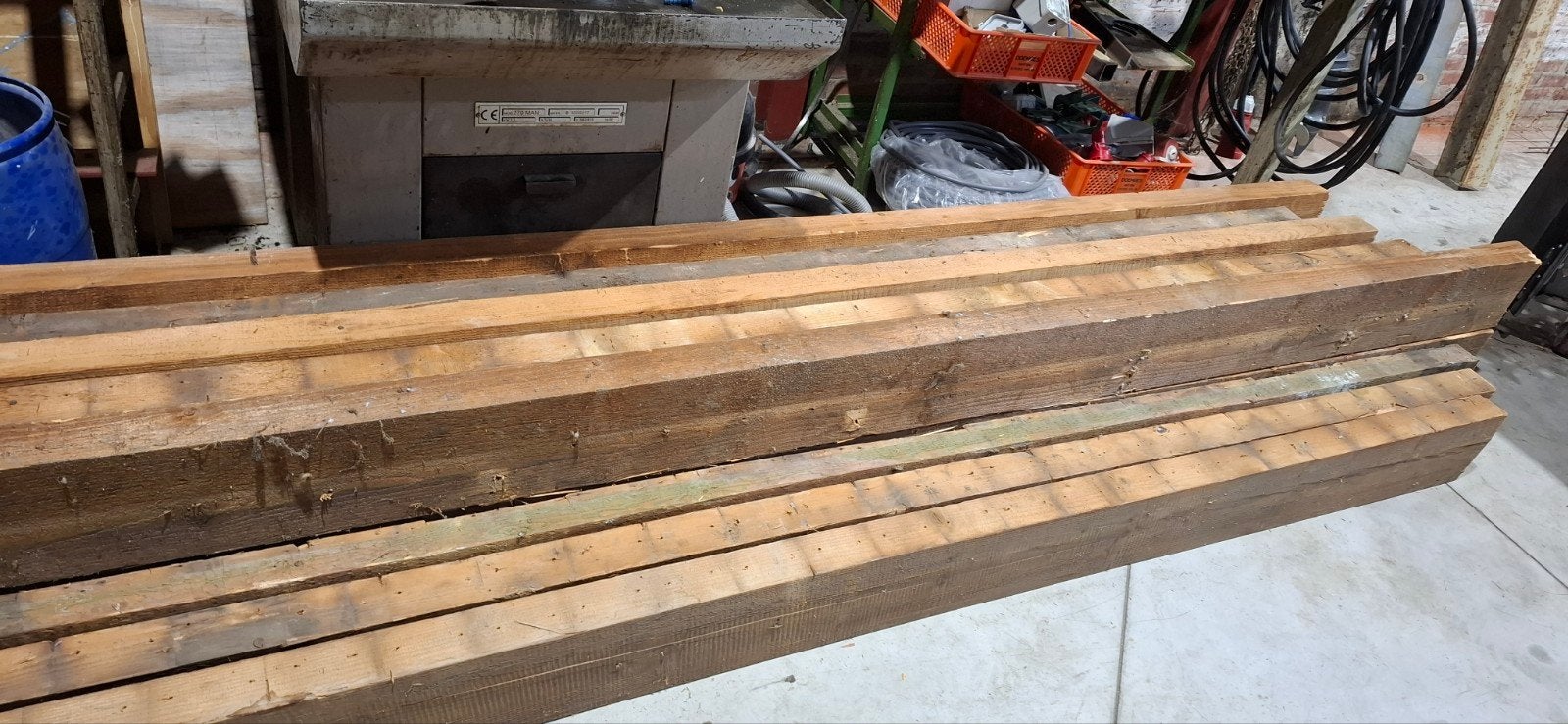 Houten balken, Ophalen, Balk, Vuren, 50 mm of meer