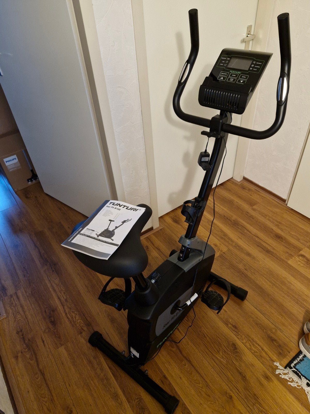 Tunturi Star Fit B100 Hometrainer, Ophalen, Zo goed als nieuw, Metaal, Benen