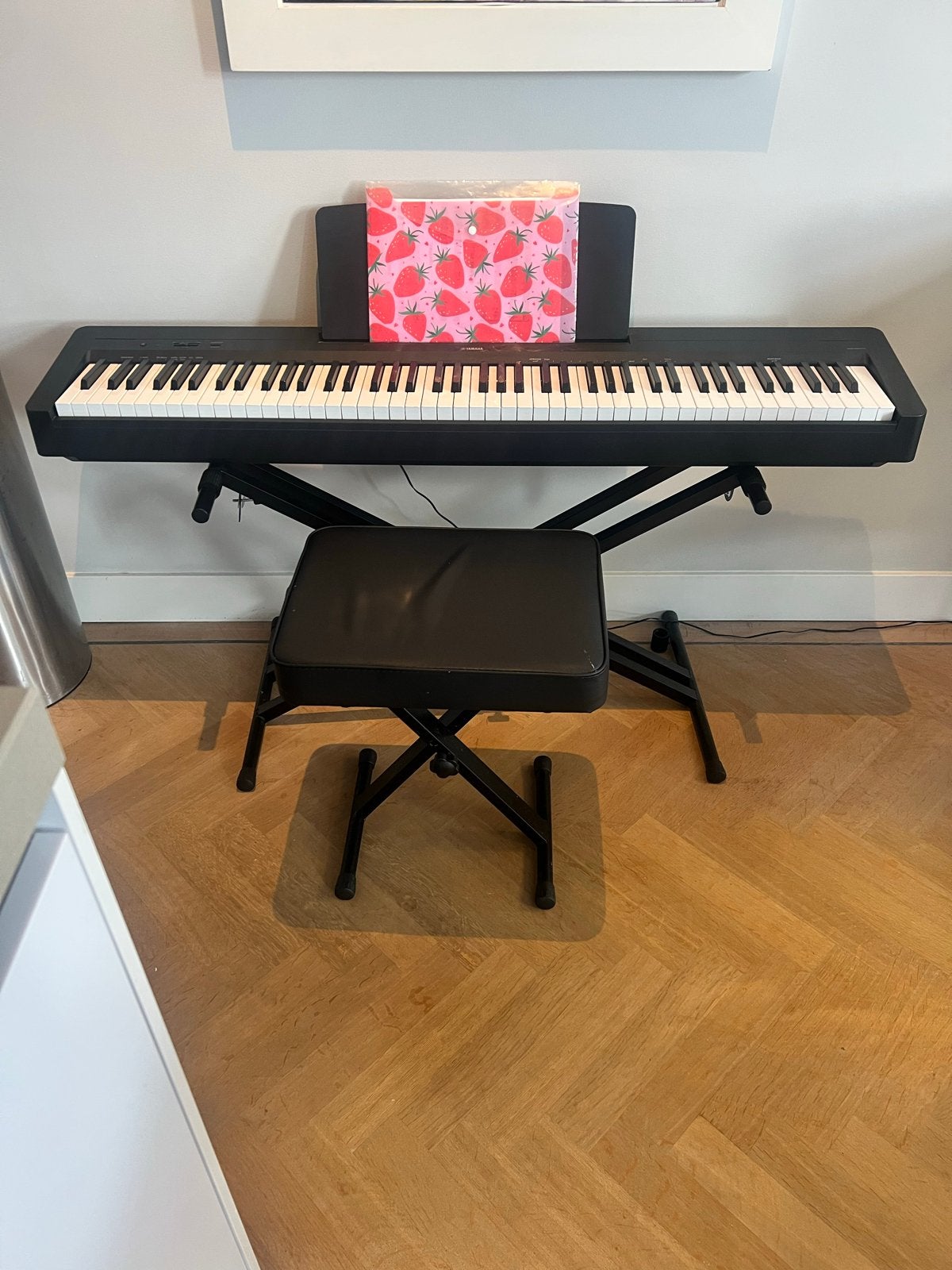 Yamaha Digital piano p-145, Ophalen, Zwart, Digitaal, Zo goed als nieuw