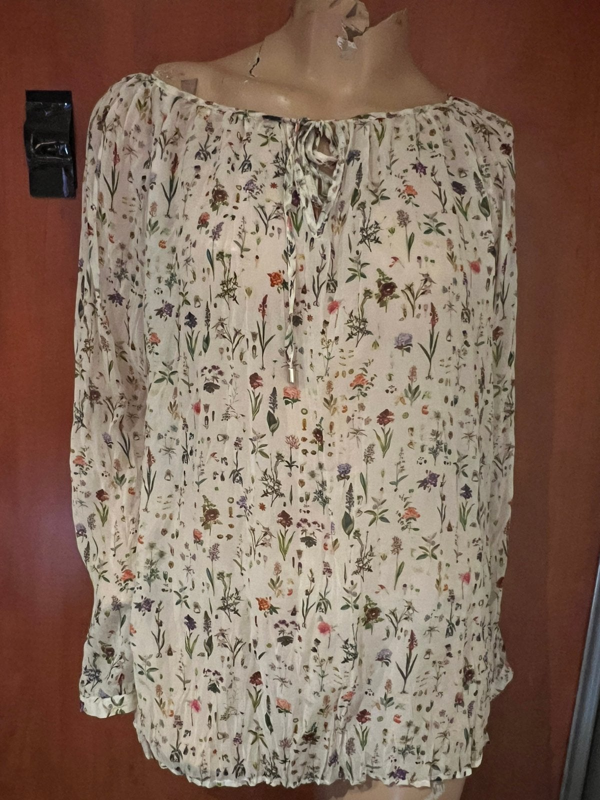 OUI blouse maat m zijde zgan, Kleding | Dames, Maat 38/40 (M), G, Beige, T
